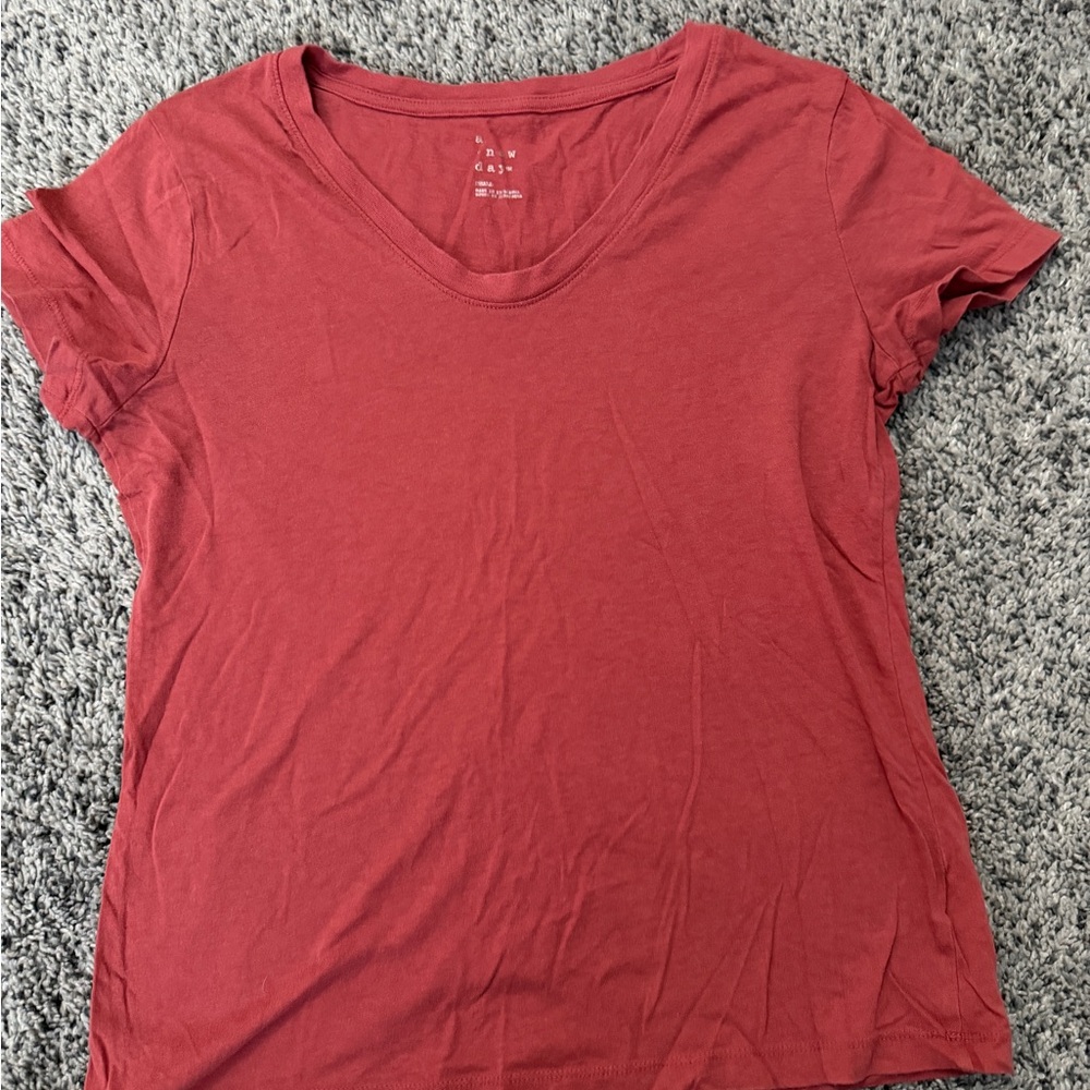 a new day Women's Short Sleeve Tee in Red
